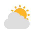 sun clouds icon